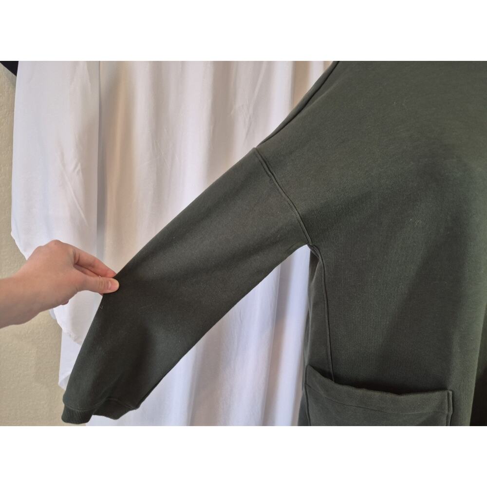 Tuckernuck Pomander Place Womens Forest Green Porter Sweatshirt Dress XS - Picture 6 of 10